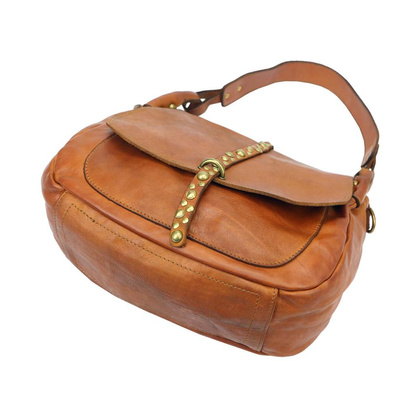 Skórzana damska torebka VS 006 czarny