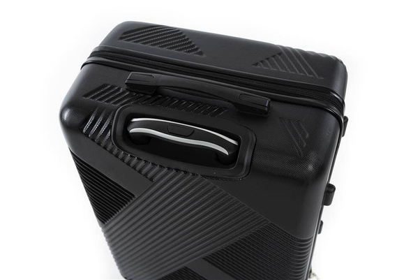 LYS Paris Cali Średnia twarda czarna walizka na kółkach 66 cm