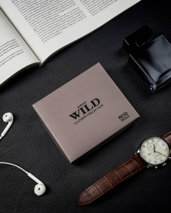 Skórzany portfel męski bez zapięcia