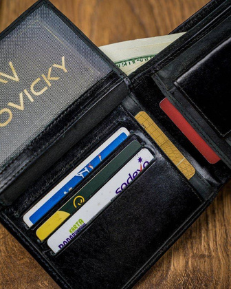 Oryginalny portfel męski skórzany cavaldi®