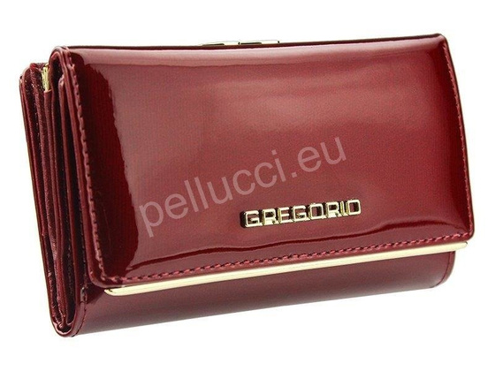 Portfel damski skórzany PELLUCCI ZLL-108 Ciemny brąz