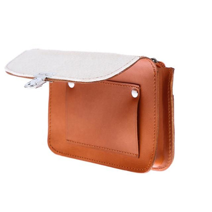 Saszetka do paska skóra KEMER VOOC Vintage P11 Naturalny