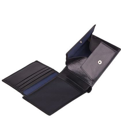 Portfel męski skórzany KEMER M 23 Czarny - min. zamówienie 20 / 50 / 100 szt.