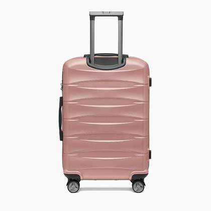 Średnia walizka PUCCINI CAIRO ABS030B 3C Różowa