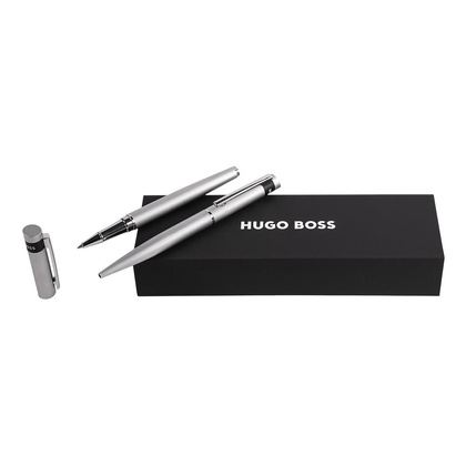 Zestaw upominkowy HUGO BOSS długopis i pióro kulkowe - HSW3674B + HSW3675B