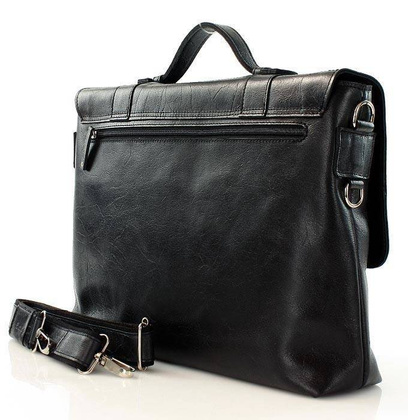 Teczka skórzana czarna JAZZY PARTY 16 - CORLEONE - min. zamówienie 20 / 50 / 100 szt.