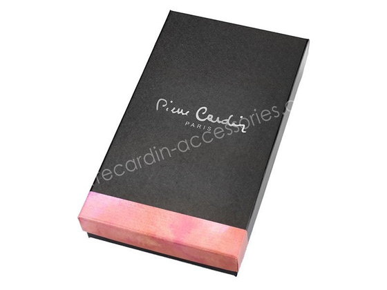 Portfel damski skórzany PIERRE CARDIN 02 LEAF 116 Czerwony