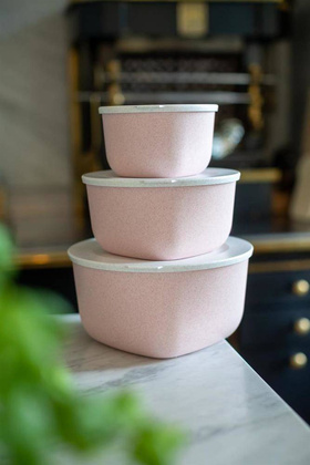 Pojemnik Connect box 1L różowy/biały 3870295