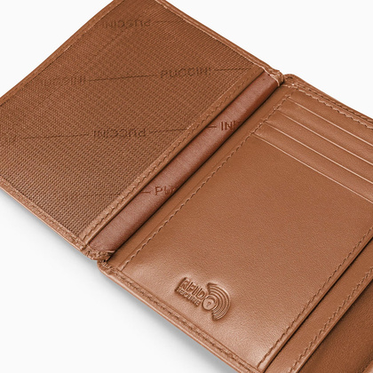 Portfel damski skórzany PUCCINI VULCANO VC90150 2B Brązowy