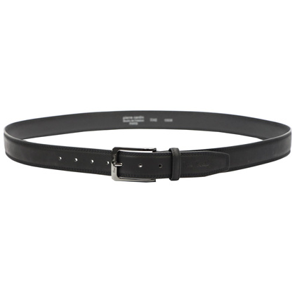 Pasek skórzany męski PIERRE CARDIN 3342 GG23 Czarny