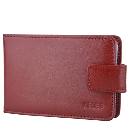 Etui na karty / wizytówki KEMER W2 Bordo - min. zamówienie 20 / 50 / 100 szt.