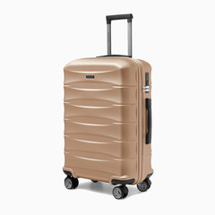 Średnia walizka PUCCINI CAIRO ABS030B 6C Złota