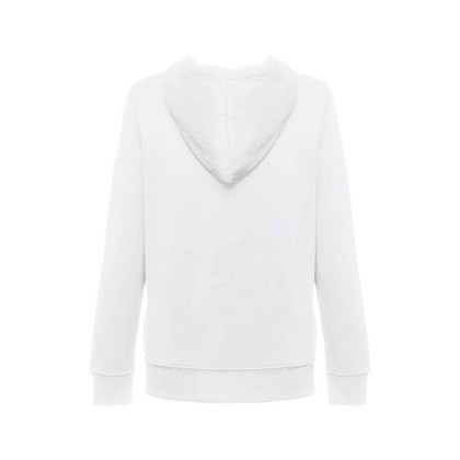 THC AMSTERDAM WOMEN WH. Bluza damska z kapturem i pełnym zamkiem