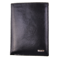 Portfel męski skórzany KEMER M 21 Czarny - min. zamówienie 20 / 50 / 100 szt.