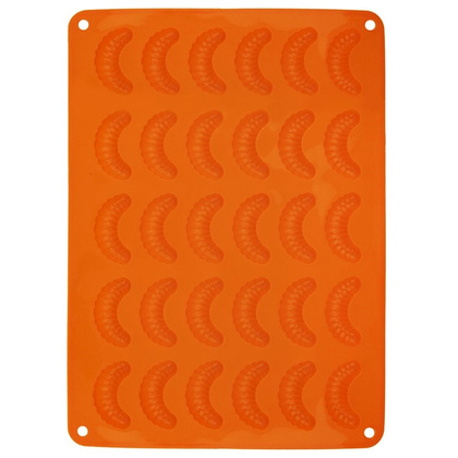 Forma silikonowa do pieczenia ciastek rogalików rogaliki 30 sztuk