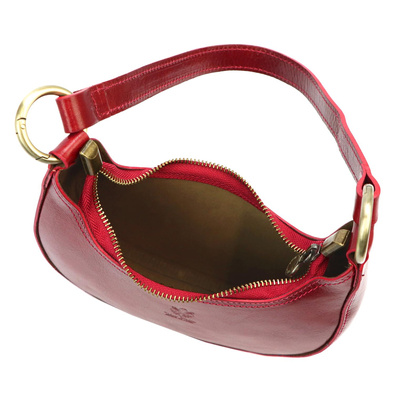 Torebka damska skórzana Florence 48 Czerwona