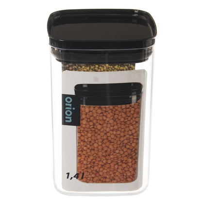 Pojemnik kuchenny kwadratowy z pokrywką i uszczelką do żywności 1,4 l