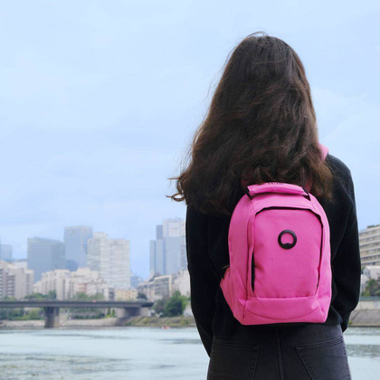 Walizka Delsey Securban Miejski żółty plecak na laptopa 9.7"