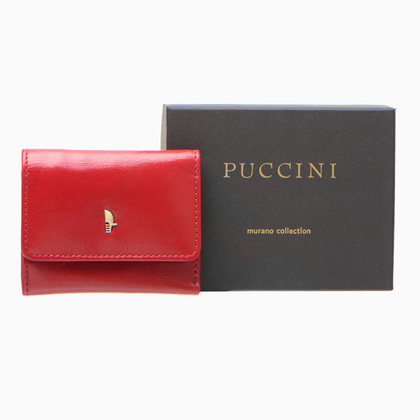Portfel damski skórzany PUCCINI MURANO MU1806 3E Czerwony