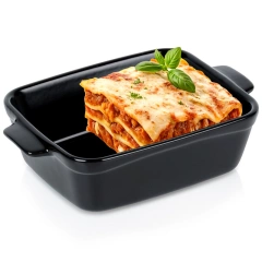 Naczynie żaroodporne ceramiczne czarne 350 ml