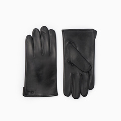 Rękawiczki męskie skórzane PUCCINI M101(9) L 1 Czarne