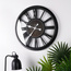Zegar ścienny czarny 50 cm