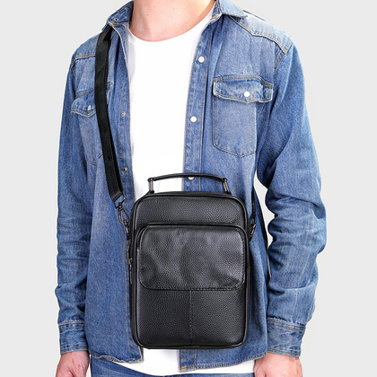 Saszetka męska z naturalnej skóry Gregorio P01 6102