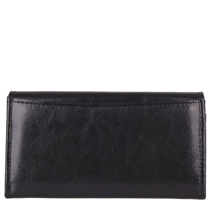 Portfel damski skórzany KEMER P17 Czarny - min. zamówienie 20 / 50 / 100 szt.