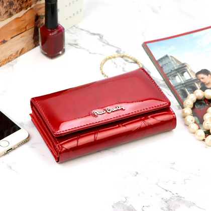 Średni skórzany portfel damski PIERRE CARDIN