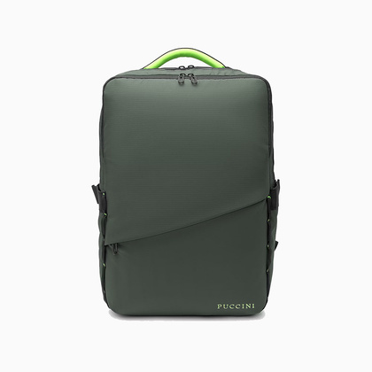 Plecak podróżny z mijescem na laptop 15,6" PUCCINI COLORADO PM50249 5D Zielony
