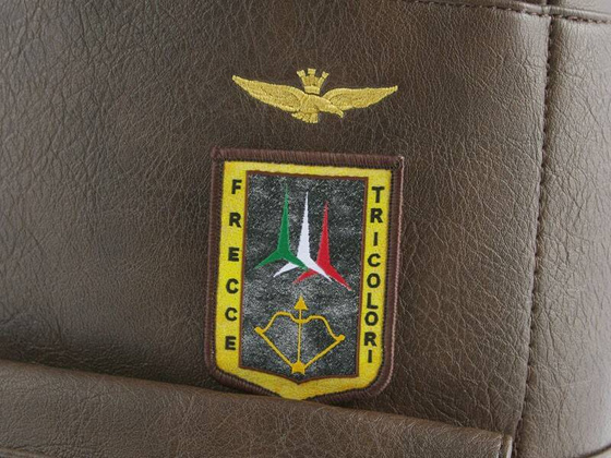 Plecak na laptop 16' AERONAUTICA MILITARE Pilot Brązowa