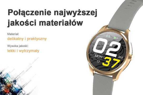 Zegarek Męski SMARTWATCH G.Rossi + Dodatkowy pasek SW012-5