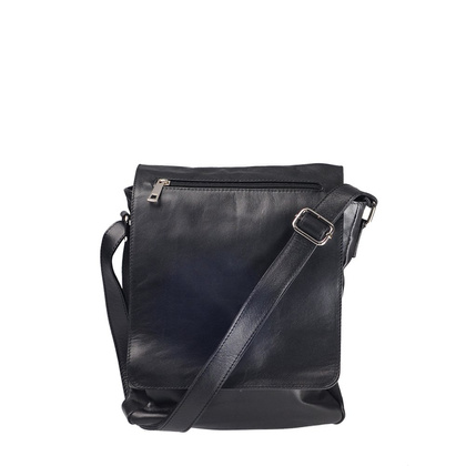 Torebka damska skórzana KEMER 606 Czarna - min. zamówienie 20 / 50 / 100 szt.