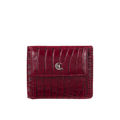 Mały portfel skórzany Canaletto z wzorem krokodylej skóry PD1055cs162 RFID