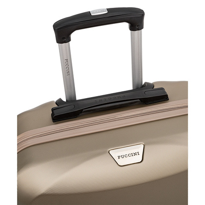 Średnia walizka PUCCINI PARIS ABS03B 6 Złota