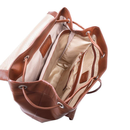 Plecak męski skórzany MCKLEIN HAGEN Brązowy