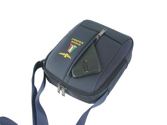 Torba na ramię AERONAUTICA MILITARE Drone Granatowa