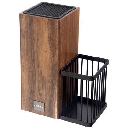 Zestaw noży w stojaku BLACK 6 el.