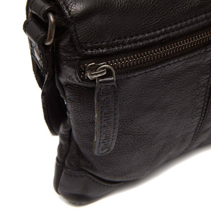 Listonoszka skórzana Cato Czarna - min. zamówienie 20 / 50 / 100 szt.