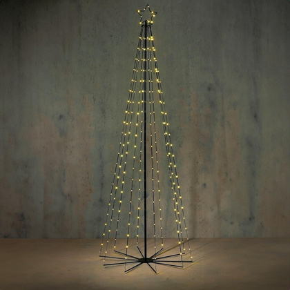 CHOINKA DEKORACYJNA 290 LED CIEPŁY BIAŁY 300CM LUCA