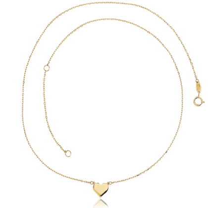 MINET Złoty naszyjnik z sercem Au 585/1000 1,90g