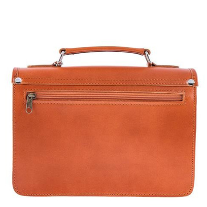 Stylowa torba kuferek KEMER VOOC Vintage P30 koniak