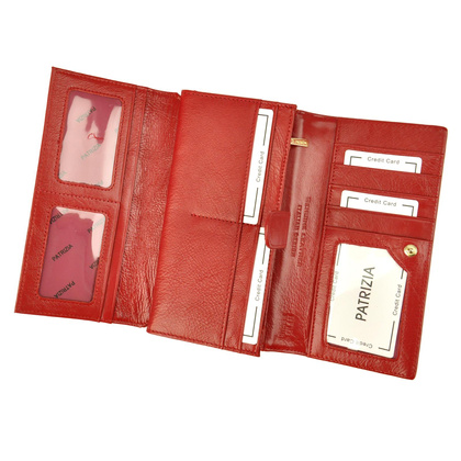 Portfel damski skórzany PELLUCCI IT-102 RFID czerwony