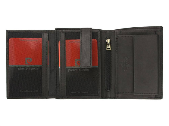 Elegancki skórzany portfel męski, RFID