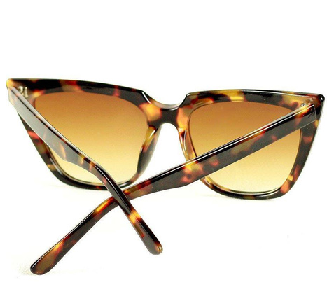 Nowoczesne okulary przeciwsłoneczne MAZZINI KOCIE OKO brąz - min. zamówienie 20 / 50 / 100 szt.