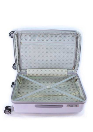 Walizka średnia ELLE Debossed lilowa