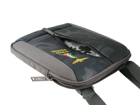 Torba na ramię AERONAUTICA MILITARE Drone Szara