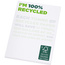 Notatnik Desk-Mate® w formacie A7 z materiałów z recyklingu