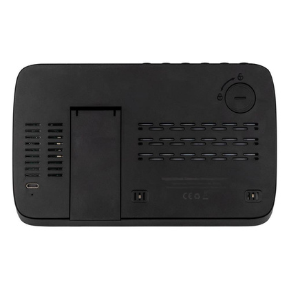 Ładowarka bezprzewodowa 5W-15W Exclusive Collection, wielofunkcyjny zegar cyfrowy | Isha