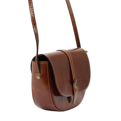 Klasyczna damska torebka ze skóry naturalnej 119